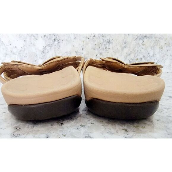 Orthaheel Jenna 7 Butterfly Flip Flop Thong Sandals Women's‎ SIZE 7/38 Tan - Picture 4 of 7